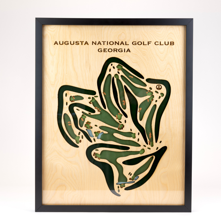 Augusta National Golf Club, Georgia - Printed Golf Course