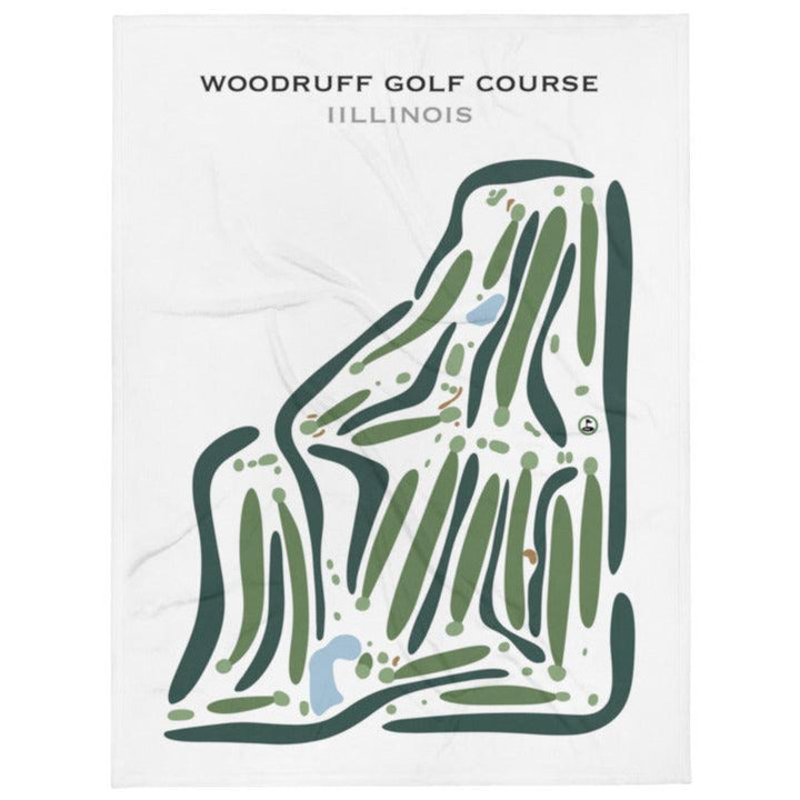 Woodruff Golf Course, Illinois - Printed Golf Courses - Golf Course Prints