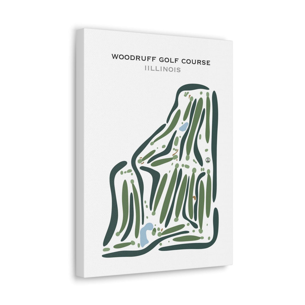 Woodruff Golf Course, Illinois - Printed Golf Courses - Golf Course Prints