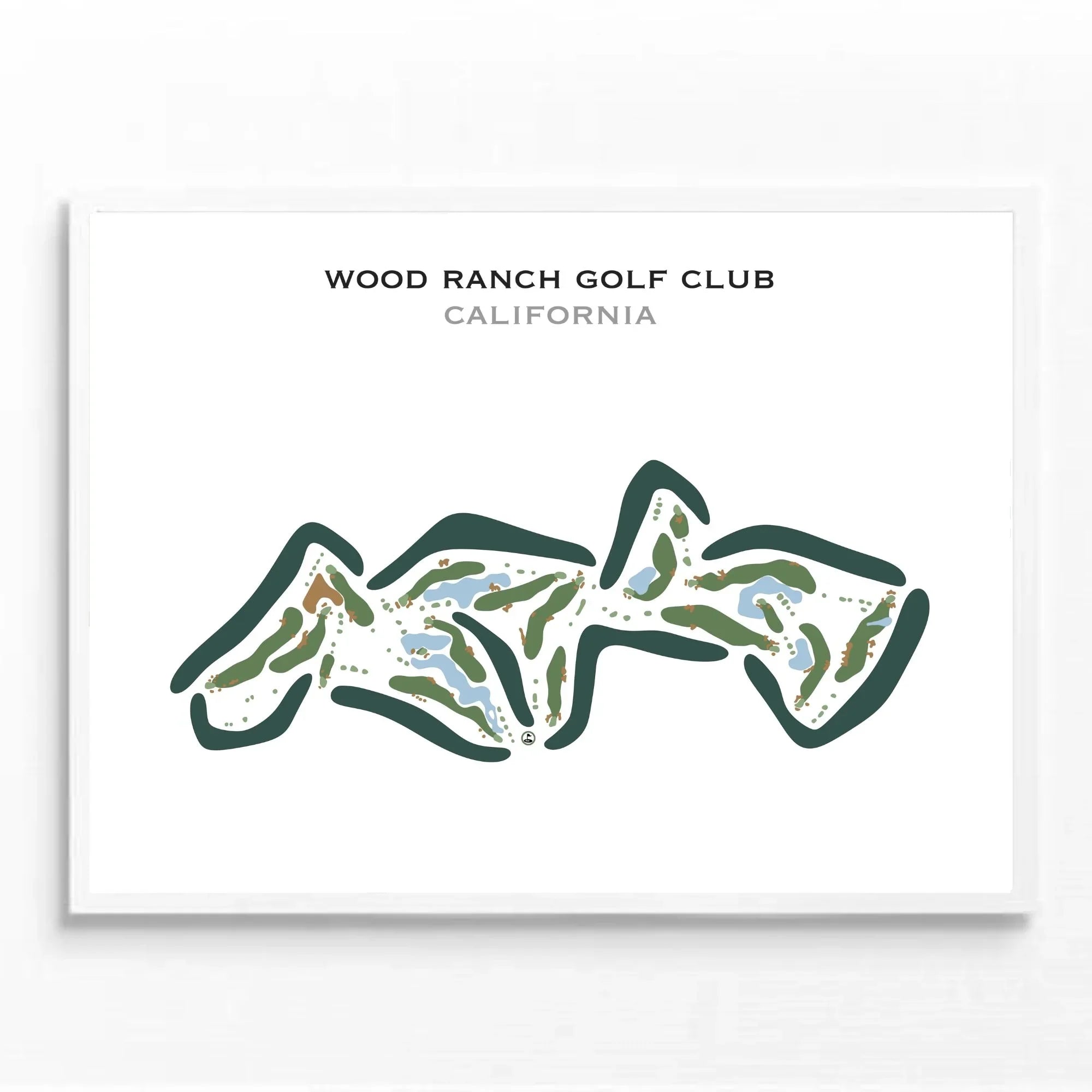 Buy the best printed golf course Wood Ranch Golf Club, California