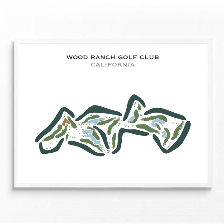 Wood Ranch Golf Club, California - Printed Golf Courses