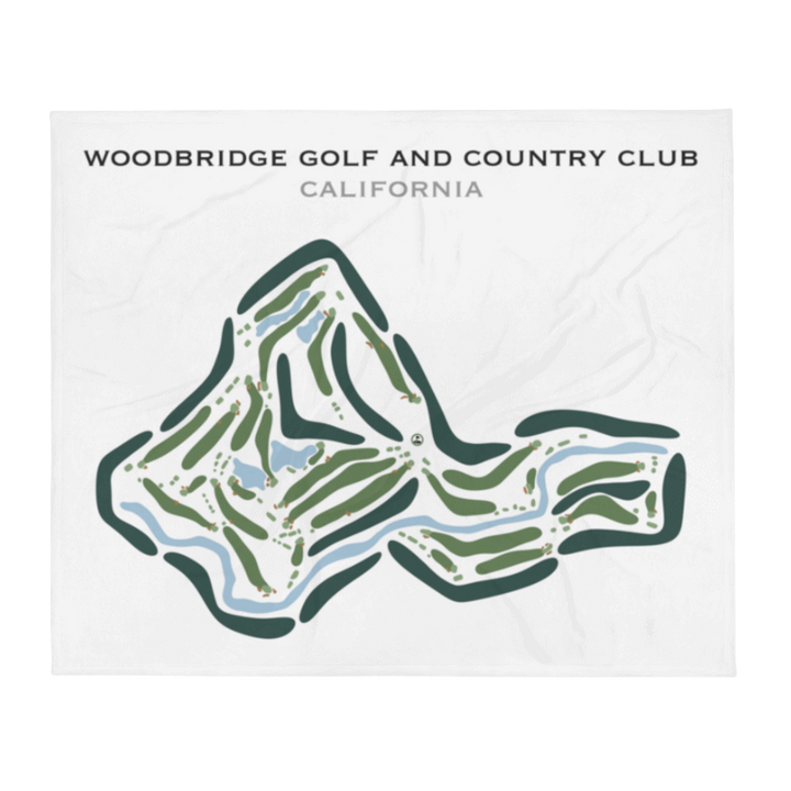 Woodbridge Golf & Country Club, California - Printed Golf Courses