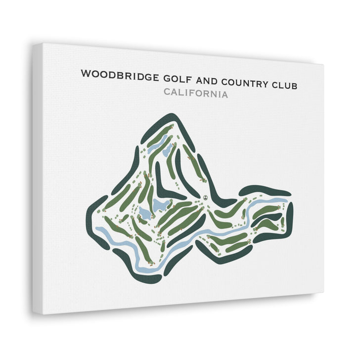 Woodbridge Golf & Country Club, California - Printed Golf Courses