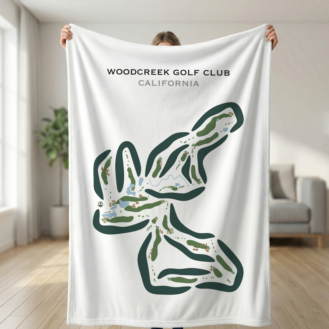 Woodcreek Golf Club, California - Printed Golf Courses