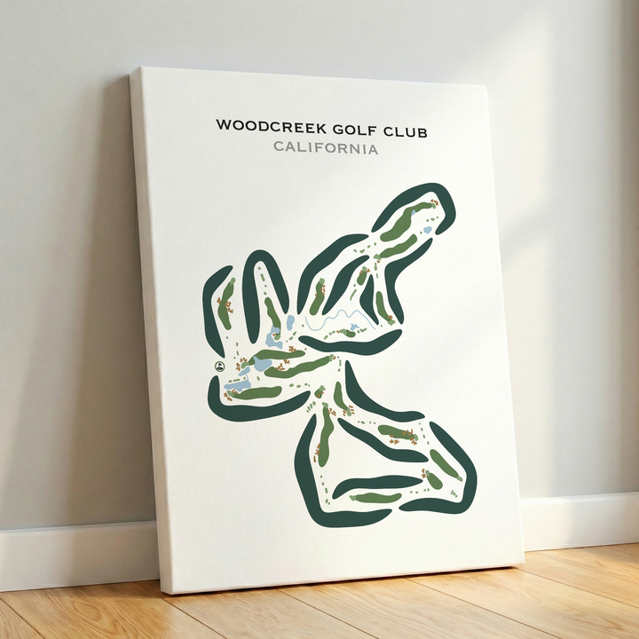 Woodcreek Golf Club, California - Printed Golf Courses