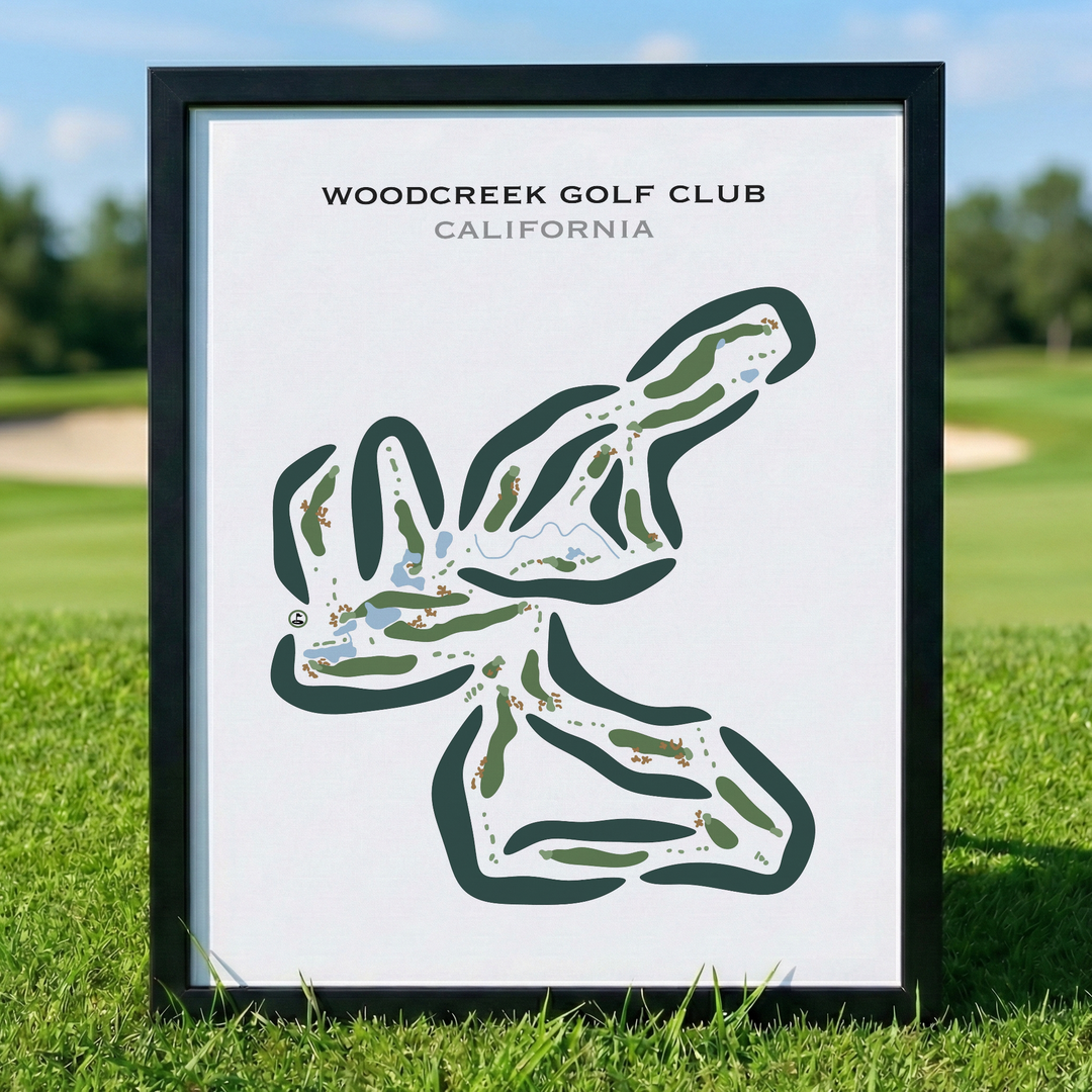 Woodcreek Golf Club, California - Printed Golf Courses