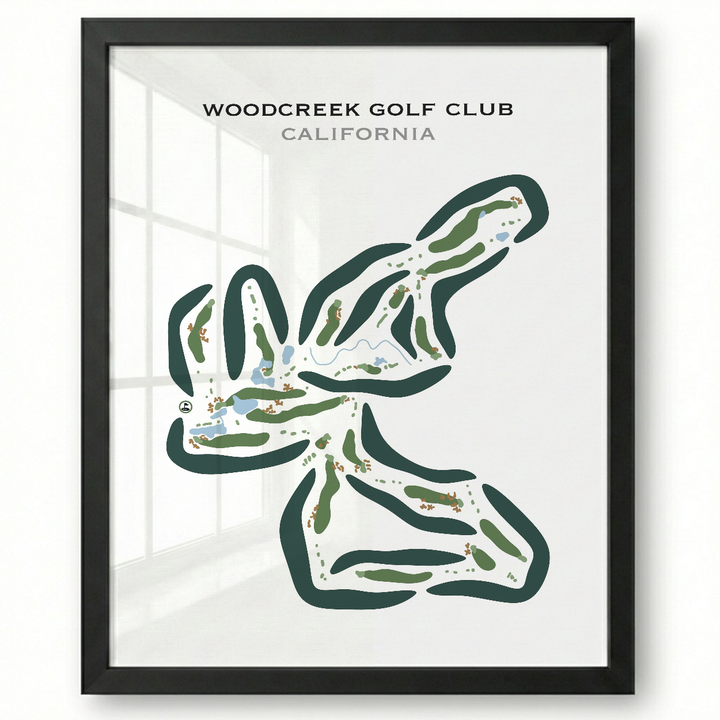 Woodcreek Golf Club, California - Printed Golf Courses