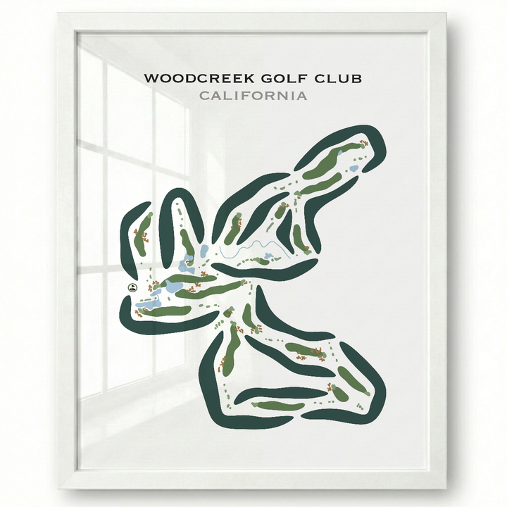 Woodcreek Golf Club, California - Printed Golf Courses