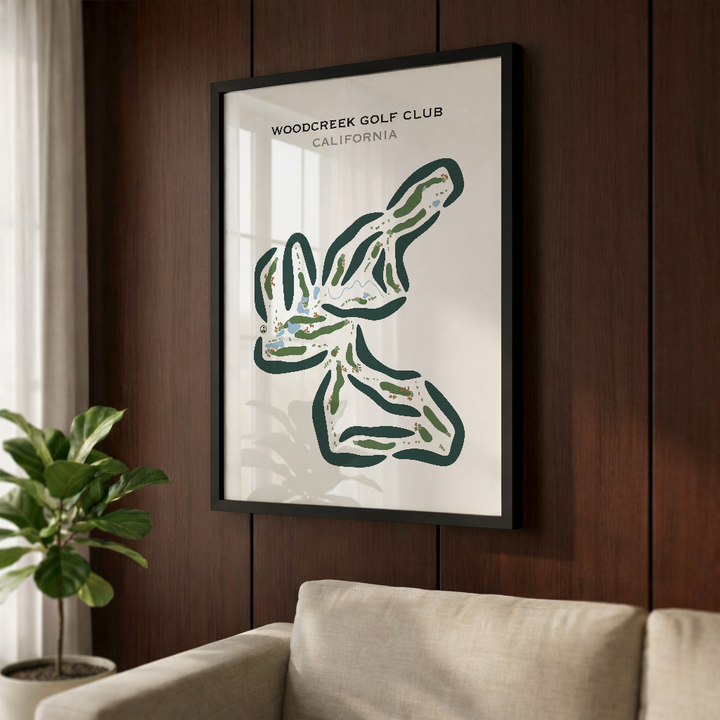 Woodcreek Golf Club, California - Printed Golf Courses