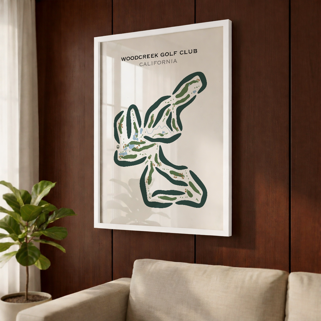 Woodcreek Golf Club, California - Printed Golf Courses