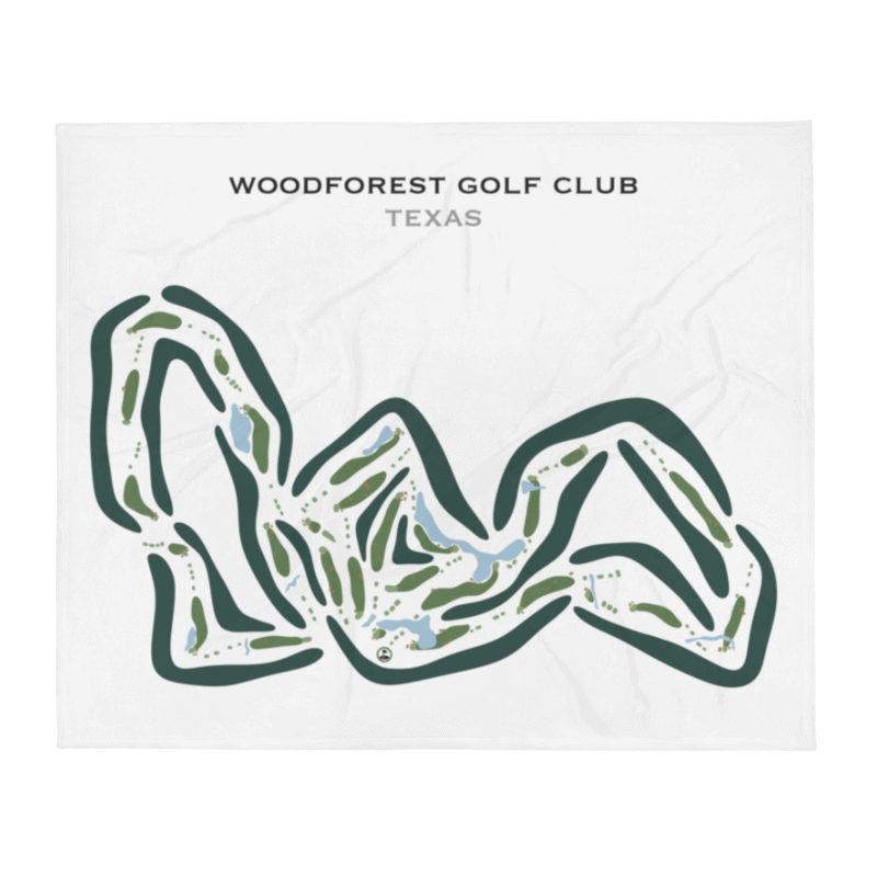 Woodforest Golf Club, Texas - Printed Golf Courses