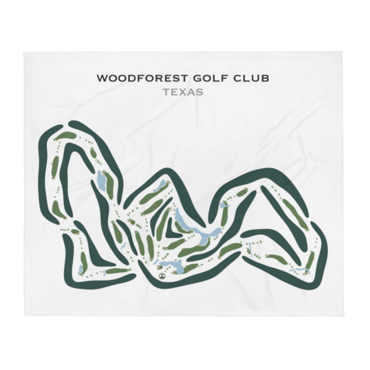 Woodforest Golf Club, Texas - Printed Golf Courses