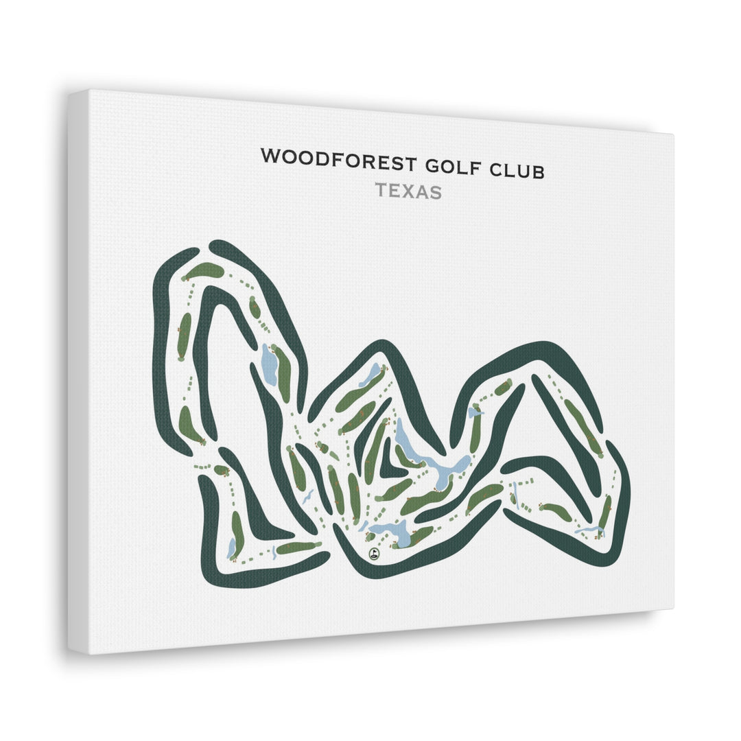 Woodforest Golf Club, Texas - Printed Golf Courses