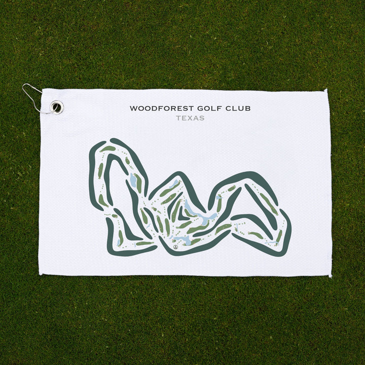 Woodforest Golf Club, Texas - Printed Golf Courses