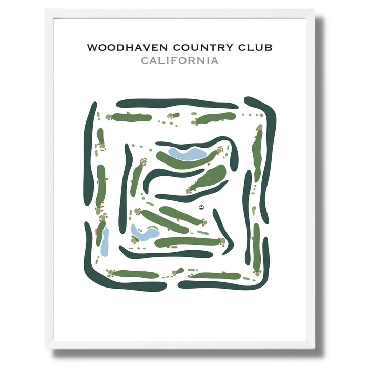 Woodhaven Country Club, California - Golf Course Prints