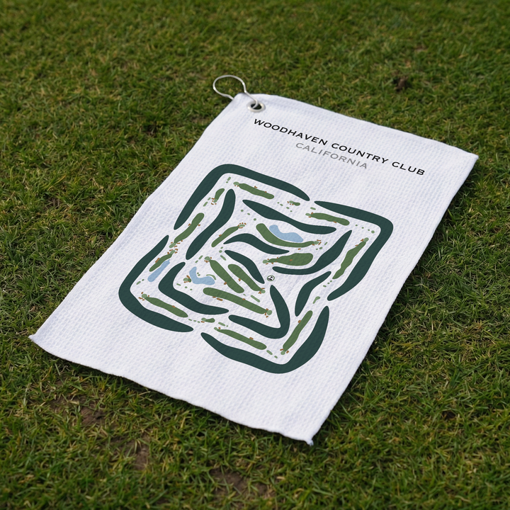 Woodhaven Country Club, California - Printed Golf Course