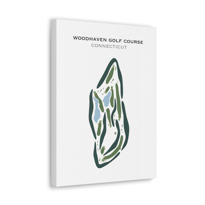 Woodhaven Golf Course, Connecticut - Printed Golf Courses