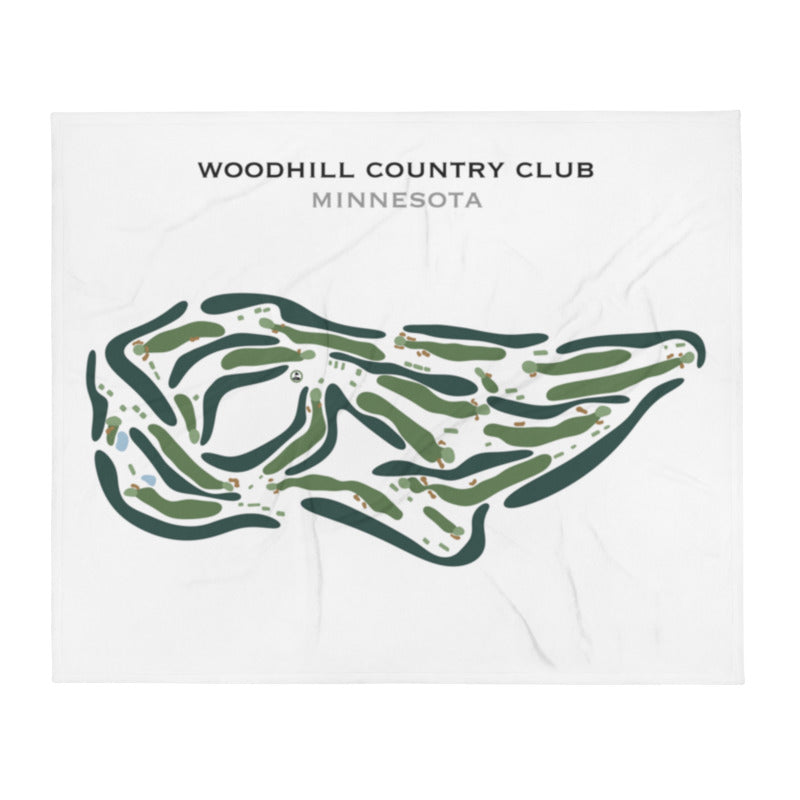 Woodhill Country Club, Minnesota - Printed Golf Course