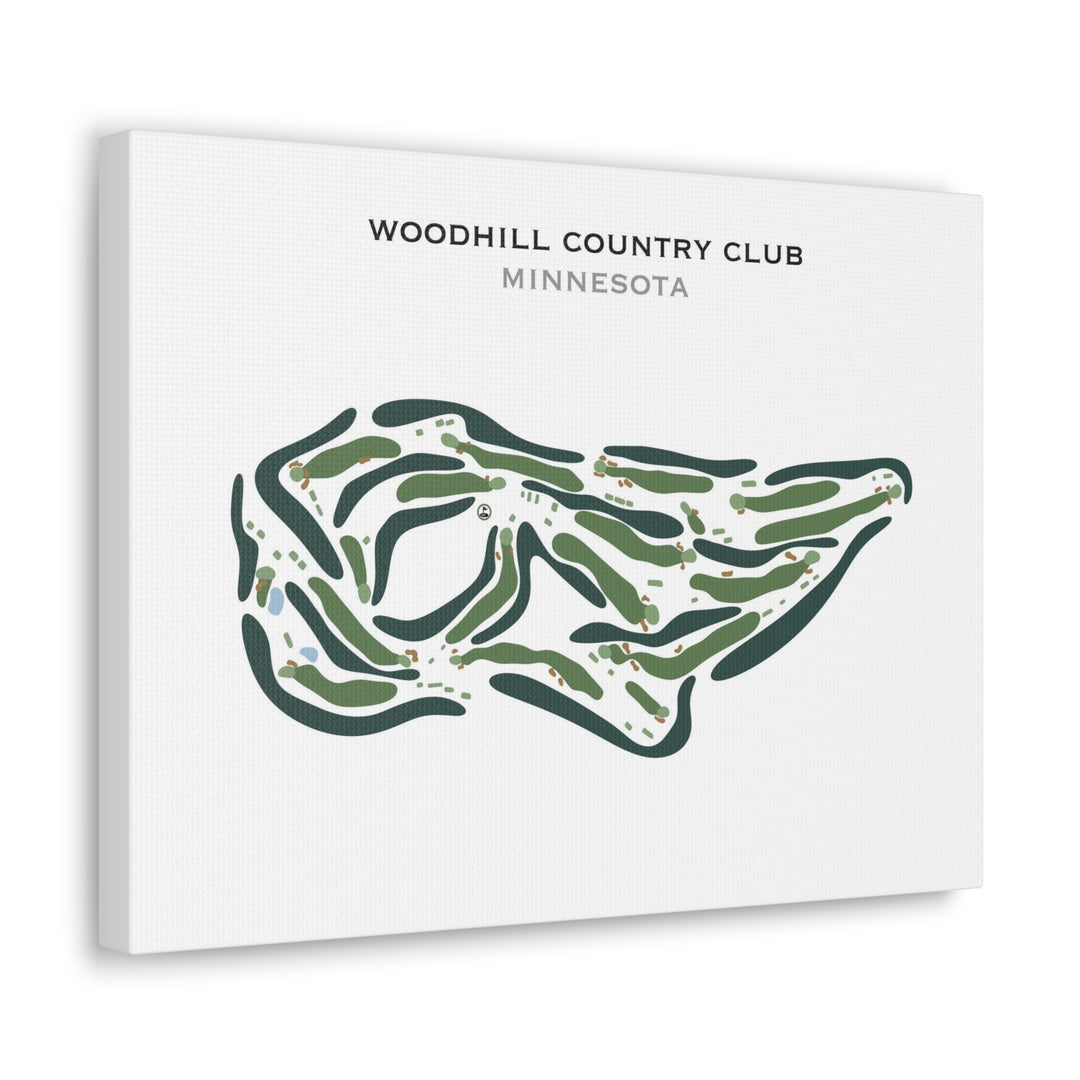 Woodhill Country Club, Minnesota - Printed Golf Course