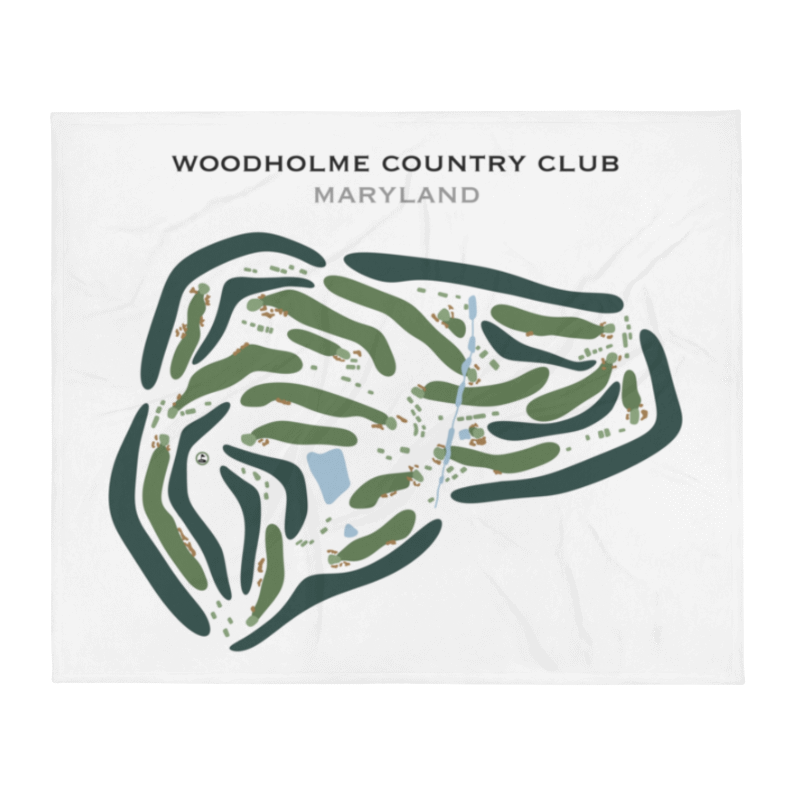 Woodholme Country Club, Maryland - Printed Golf Courses