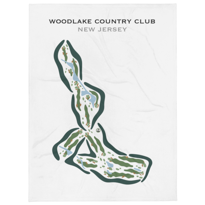 Woodlake Country Club, New Jersey - Printed Golf Courses