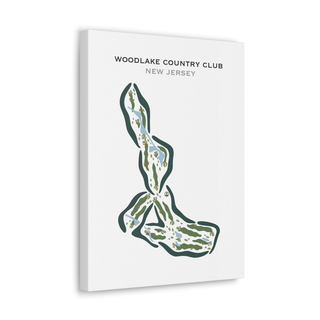 Woodlake Country Club, New Jersey - Printed Golf Courses