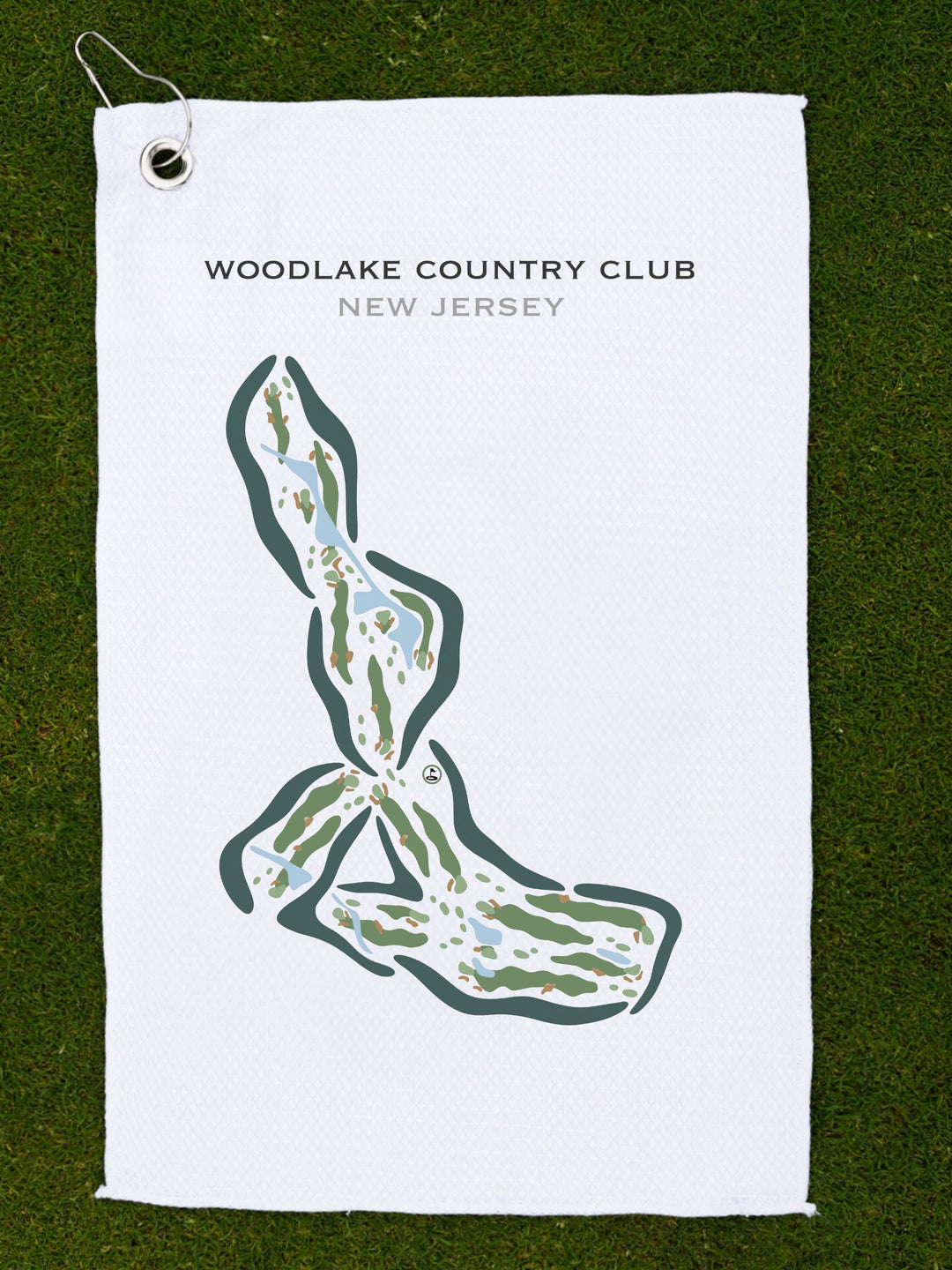 Woodlake Country Club, New Jersey - Printed Golf Courses