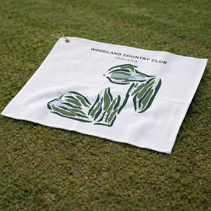 Woodland Country Club, Indiana - Printed Golf Courses