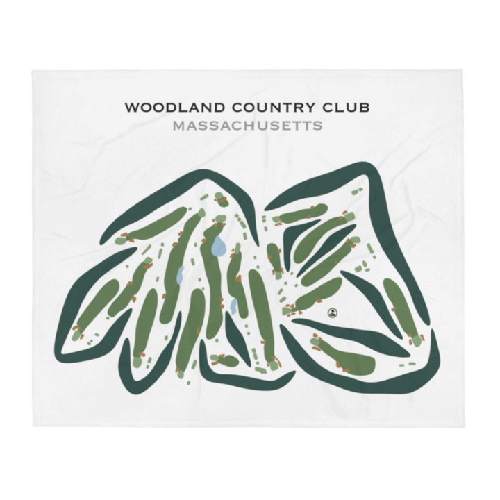 Woodland Country Club, Massachusetts - Printed Golf Courses