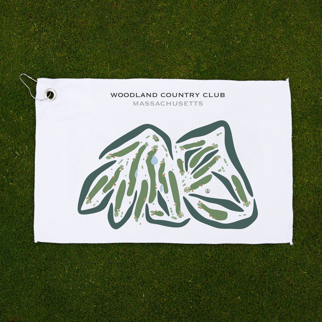 Woodland Country Club, Massachusetts - Printed Golf Courses