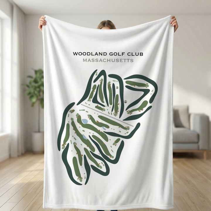 Woodland Golf Club, Massachusetts - Printed Golf Courses