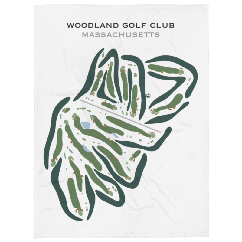 Woodland Golf Club, Massachusetts - Printed Golf Courses