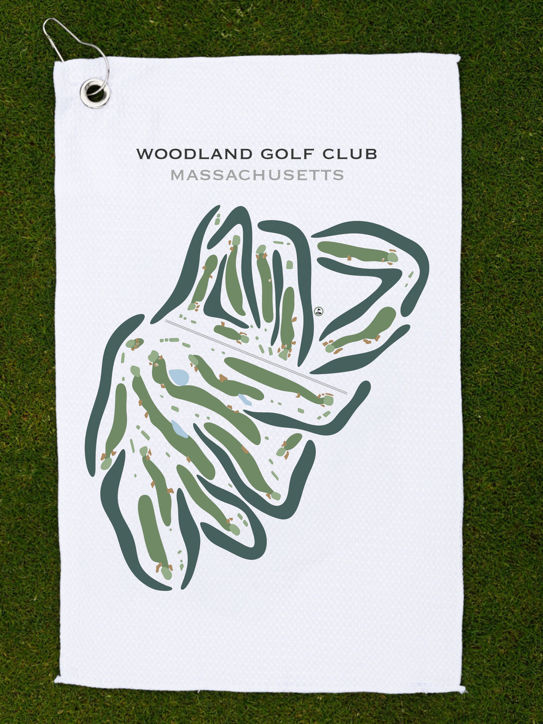 Woodland Golf Club, Massachusetts - Printed Golf Courses