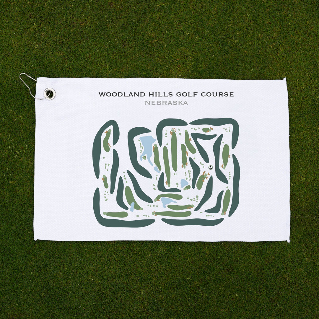 Woodland Hills Golf Course, Nebraska - Printed Golf Courses