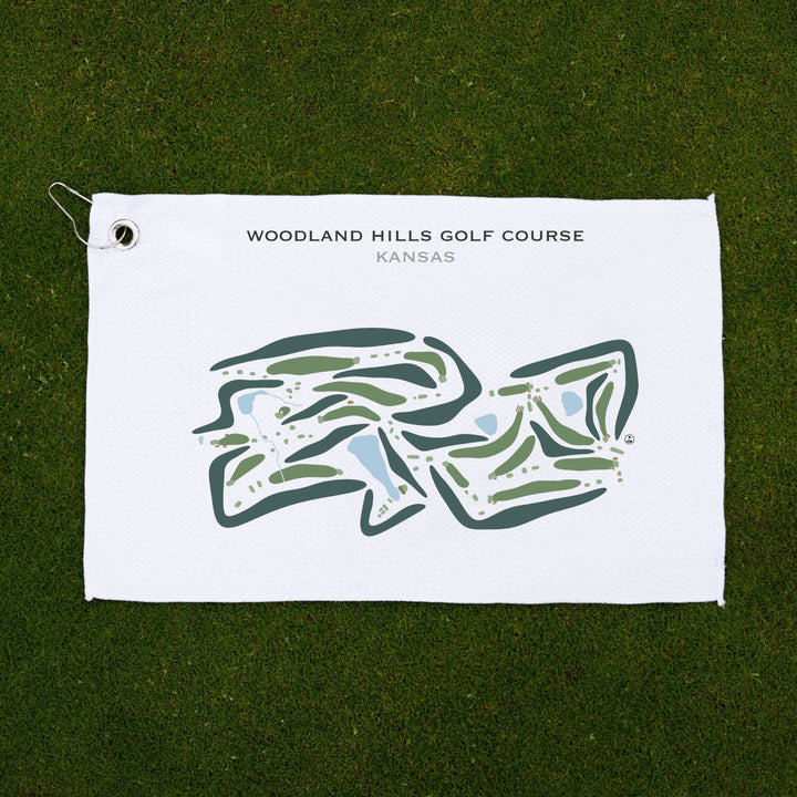 Woodland Hills Golf Course, Kansas - Printed Golf Courses