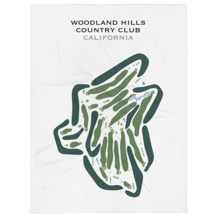 Woodland Hills Country Club, California - Printed Golf Courses