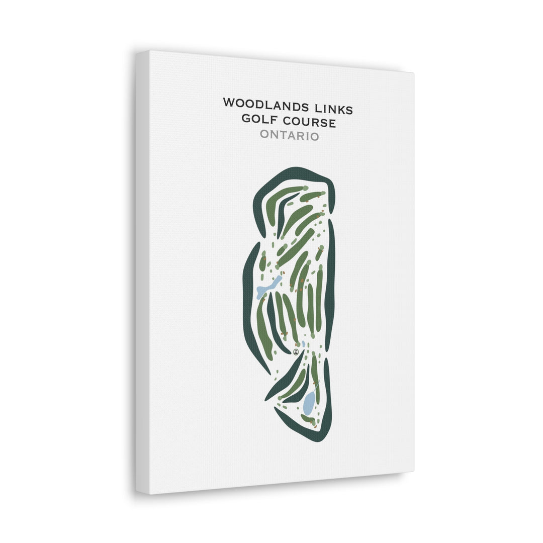 Woodlands Links Golf Course, Canada - Printed Golf Courses