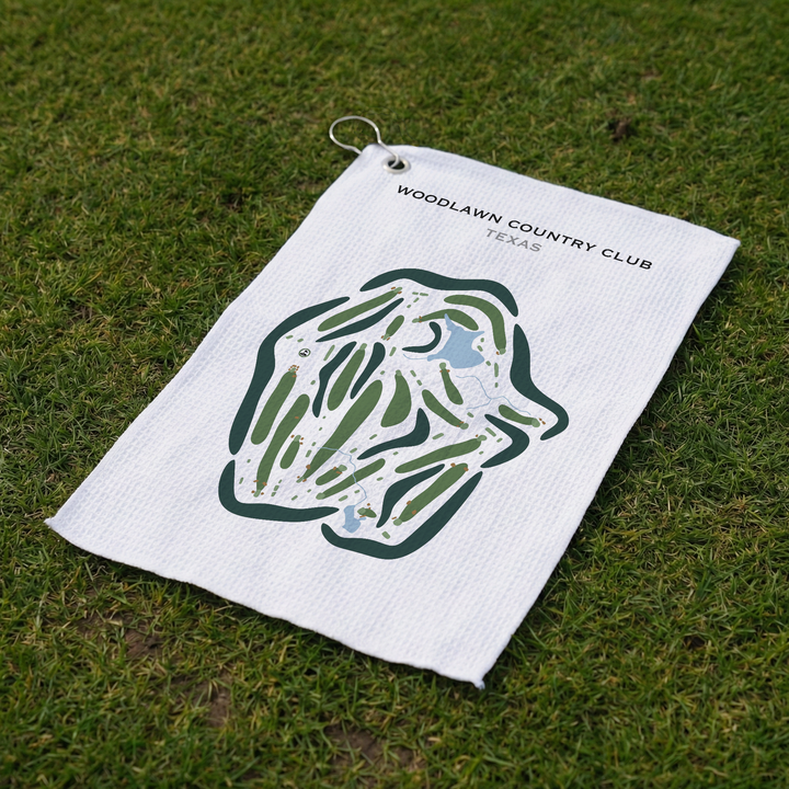 Woodlawn Country Club, Texas - Printed Golf Courses