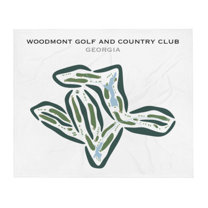 Woodmont Golf and Country Club, Georgia - Printed Golf Courses