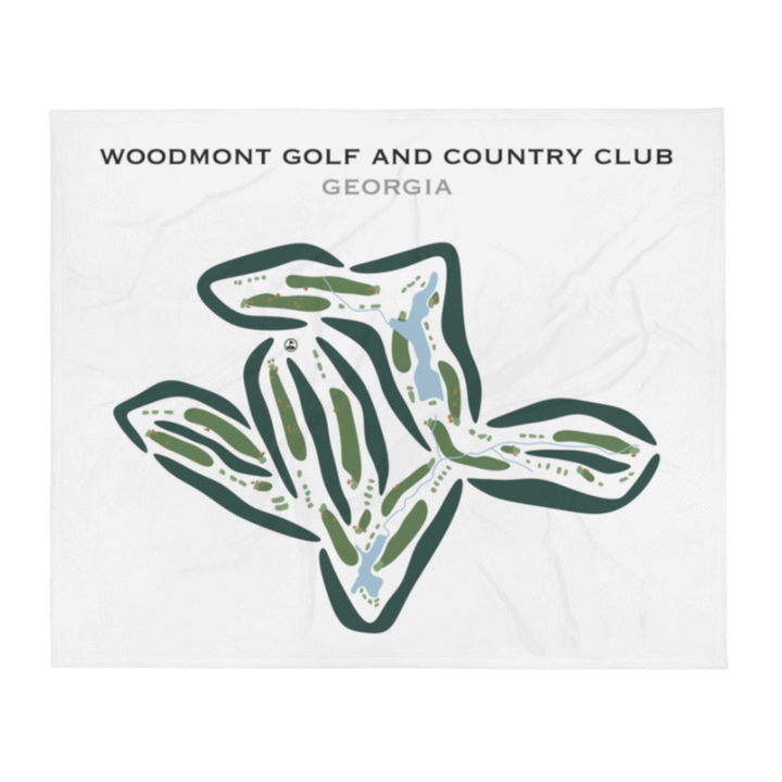 Woodmont Golf and Country Club, Georgia - Printed Golf Courses