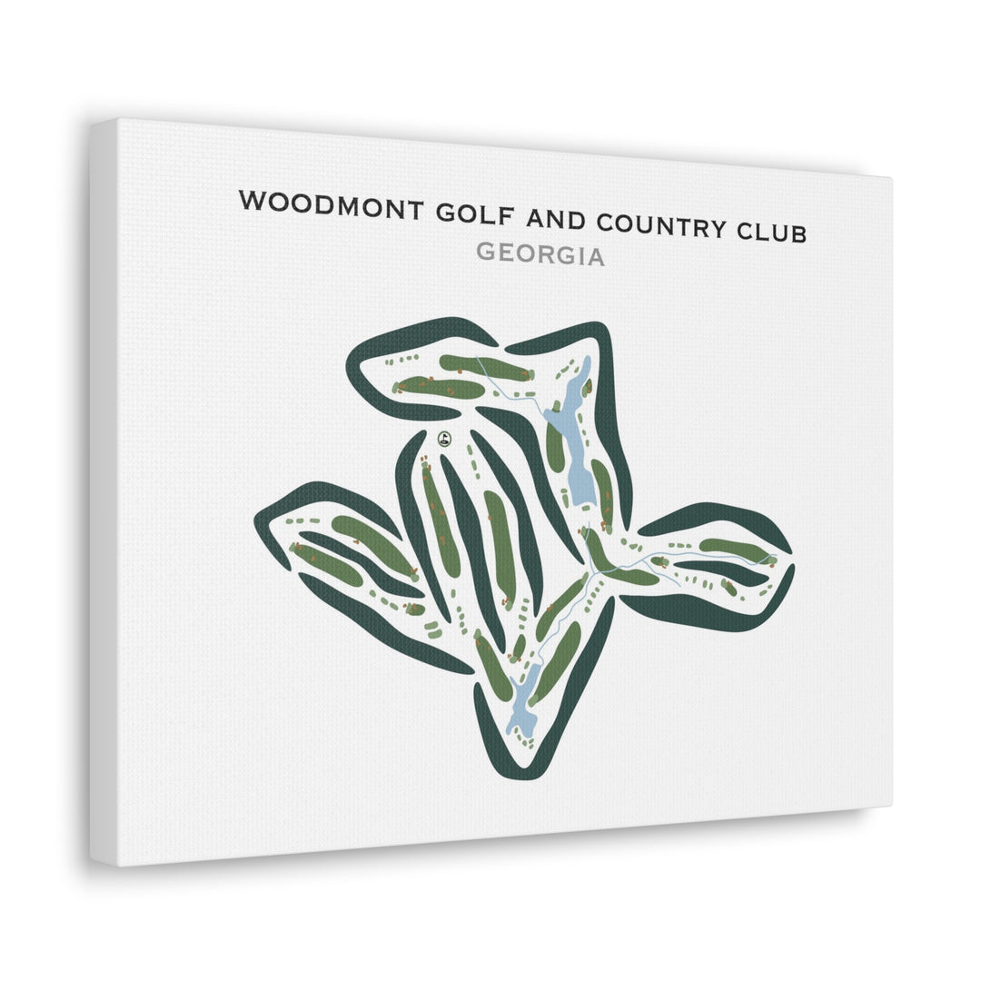 Woodmont Golf and Country Club, Georgia - Printed Golf Courses