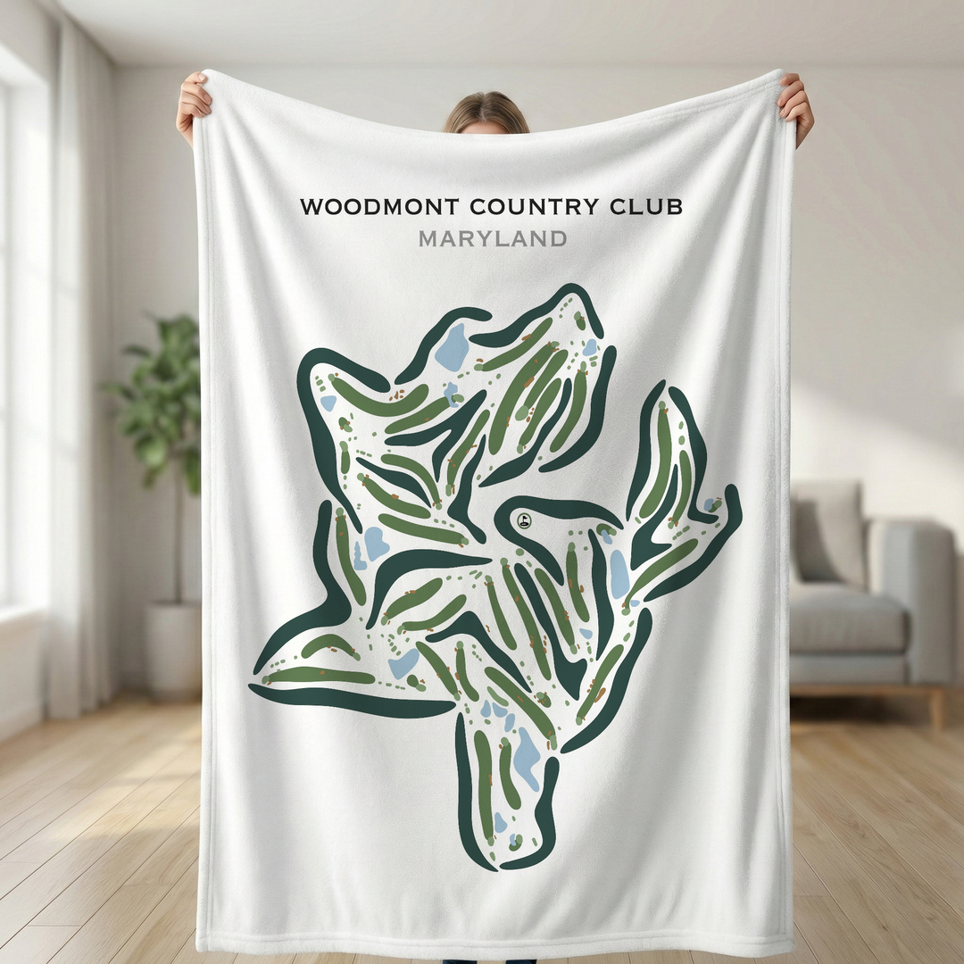 Woodmont Country Club, Maryland - Printed Golf Courses