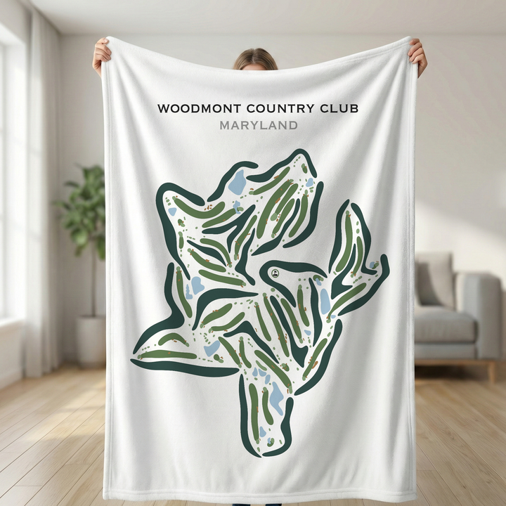 Woodmont Country Club, Maryland - Printed Golf Courses