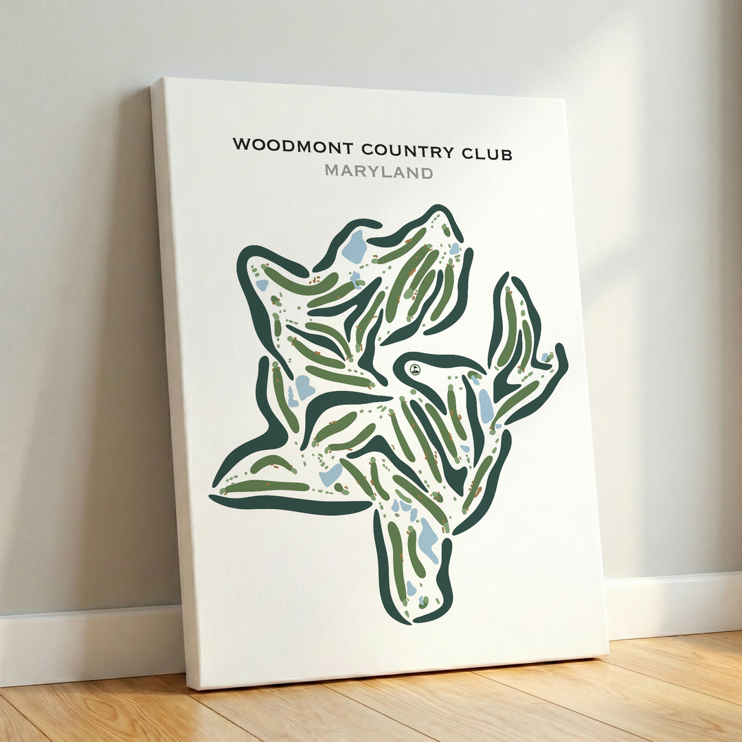 Woodmont Country Club, Maryland - Printed Golf Courses