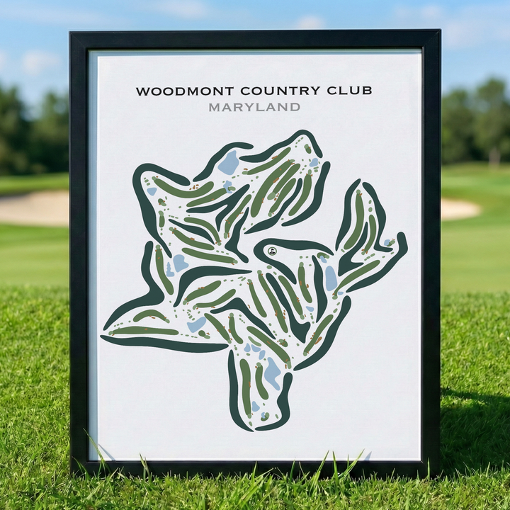 Woodmont Country Club, Maryland - Printed Golf Courses