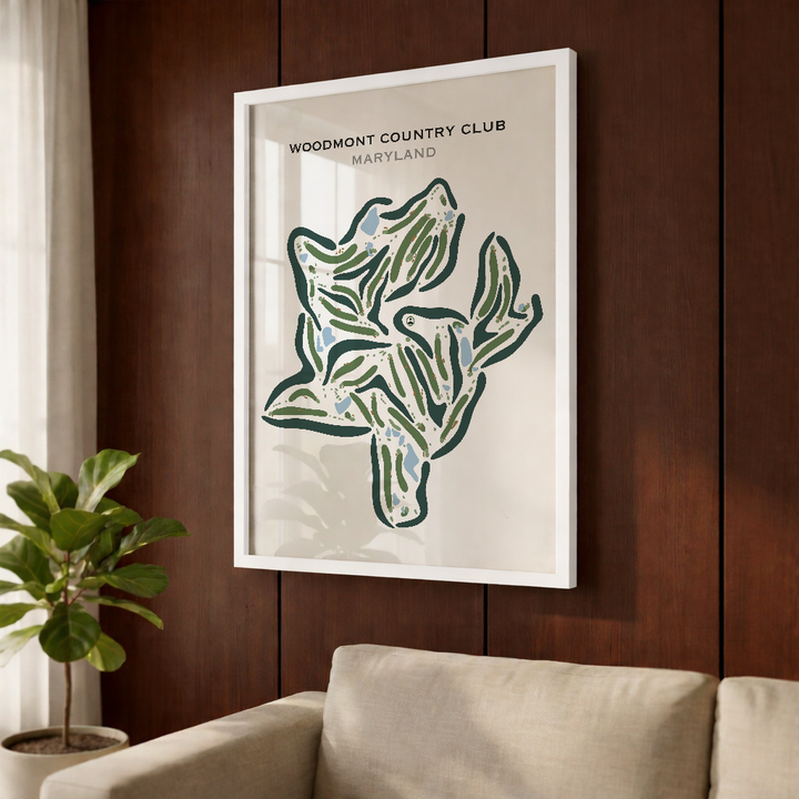 Woodmont Country Club, Maryland - Printed Golf Courses