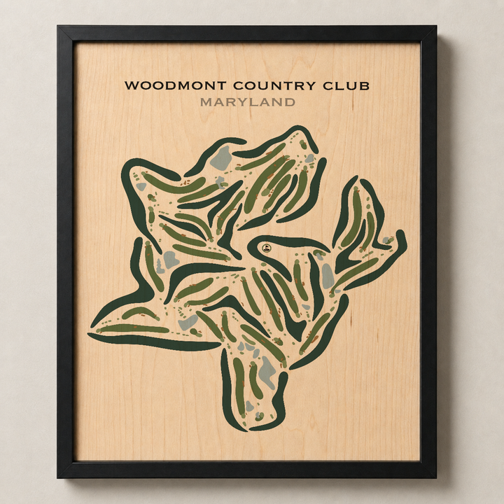 Woodmont Country Club, Maryland - Printed Golf Courses