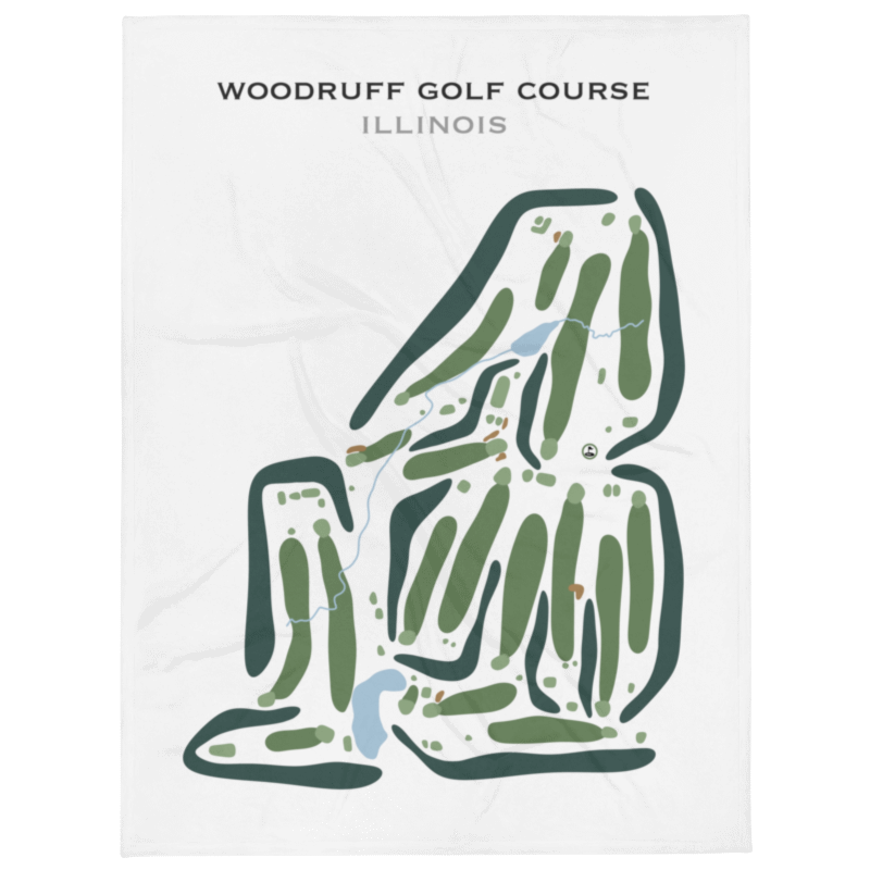 Woodruff Golf Course, Illinois - Printed Golf Courses