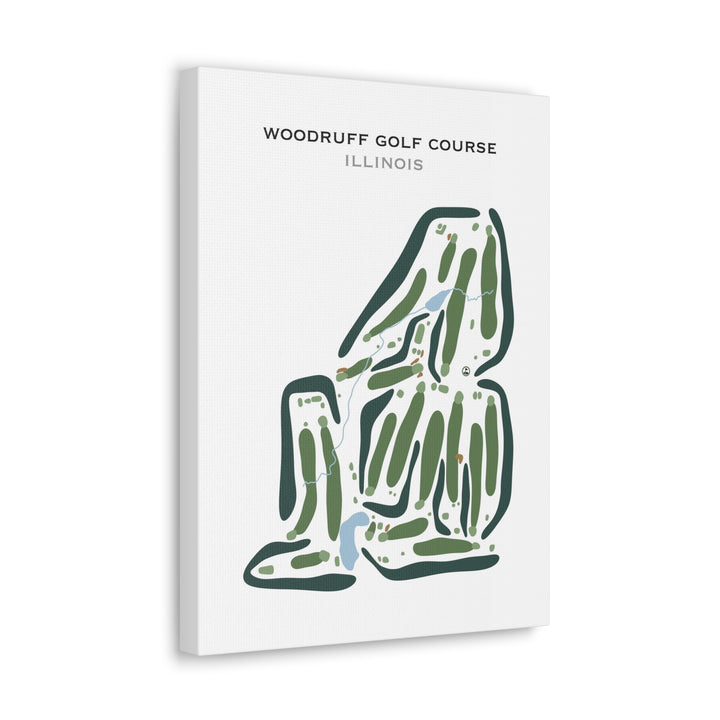 Woodruff Golf Course, Illinois - Printed Golf Courses