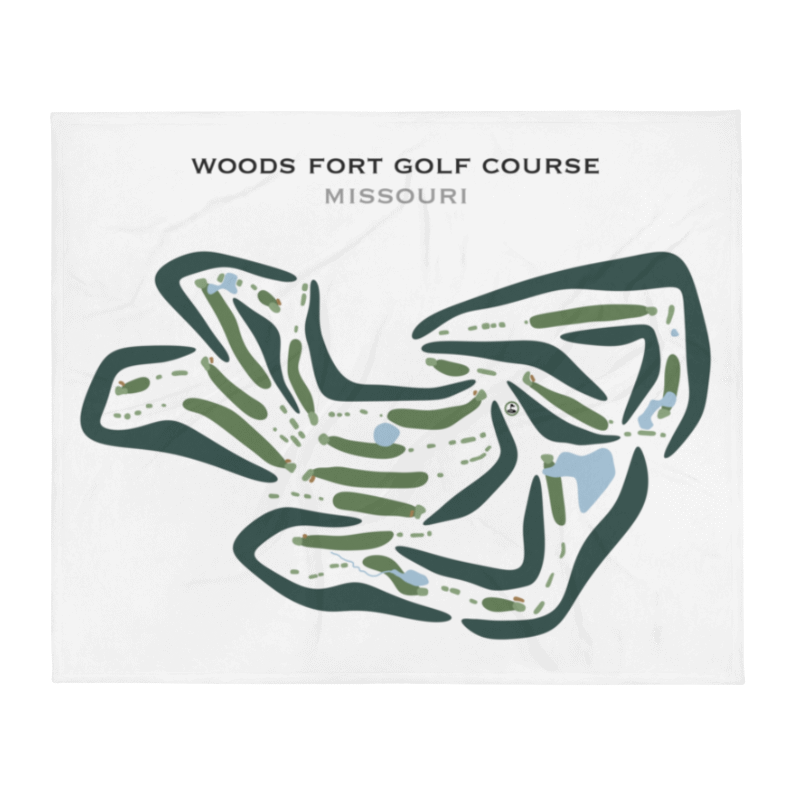 Woods Fort Golf Course, Missouri - Printed Golf Courses